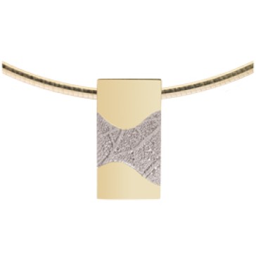 pendant, anhänger, hanger, fingerprint, fingerabdrück, vingerafdruk, wave, gold, goud, white, yellow,
