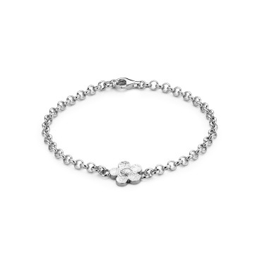 Bliss Flower bracelet argent 9mm