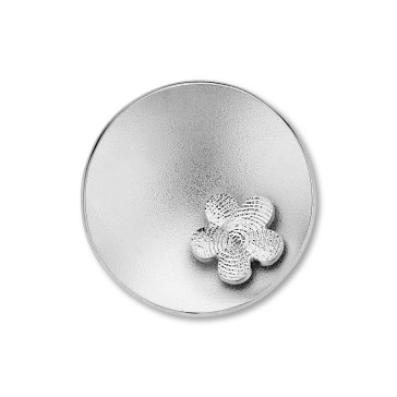 Sphere Flower argent 25mm
