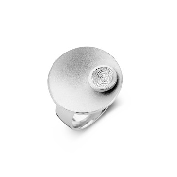 Sphere 2 Round argent 30mm