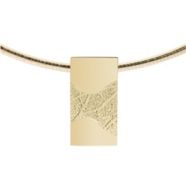 pendant, anhänger, hanger, fingerprint, fingerabdrück, vingerafdruk, wave, gold, goud, yellow,
